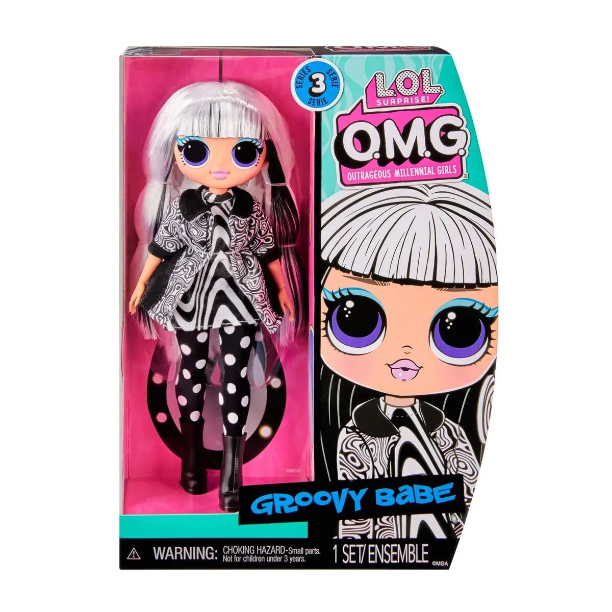 MGA Entertainment L.O.L. Surprise OMG HoS Doll S3 - Groovy Babe