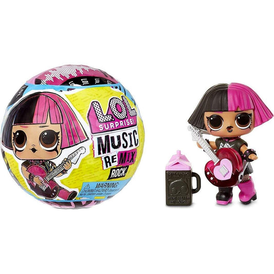 MGA Entertainment L.O.L. Surprise Remix Rock Dolls, 1 Stück, 4-fach sortiert