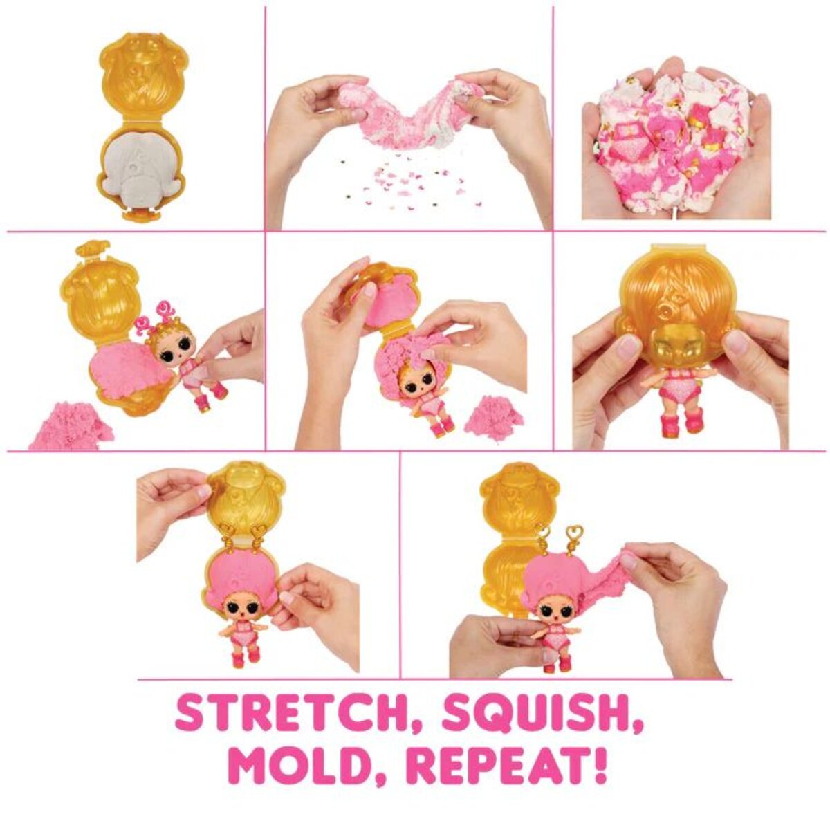 MGA Entertainment LOL Surprise Squish Sand Magic Hair Tots