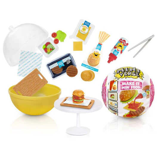 MGA Entertainment MGAs Miniverse Make It Mini Food Diner Serie 3 Mini-Sammlerstücke, sortiert