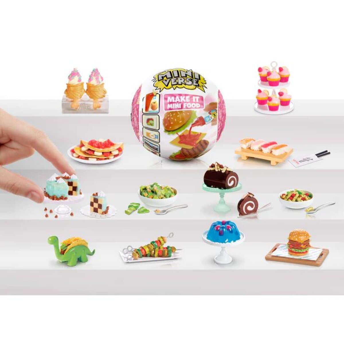 MGA Entertainment MGAs Miniverse Make It Mini Food Diner Serie 3 Mini-Sammlerstücke, sortiert