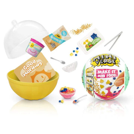 MGA Entertainment Miniverse Make It Mini Food Cafe Serie 3 Mini-Sammlerstücke, sortiert