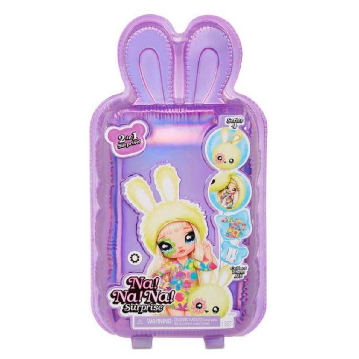 MGA Entertainment Na! Na! Na! Surprise Pom Doll 2in1 Sidekick Wave 4, 1 Stück, sortiert