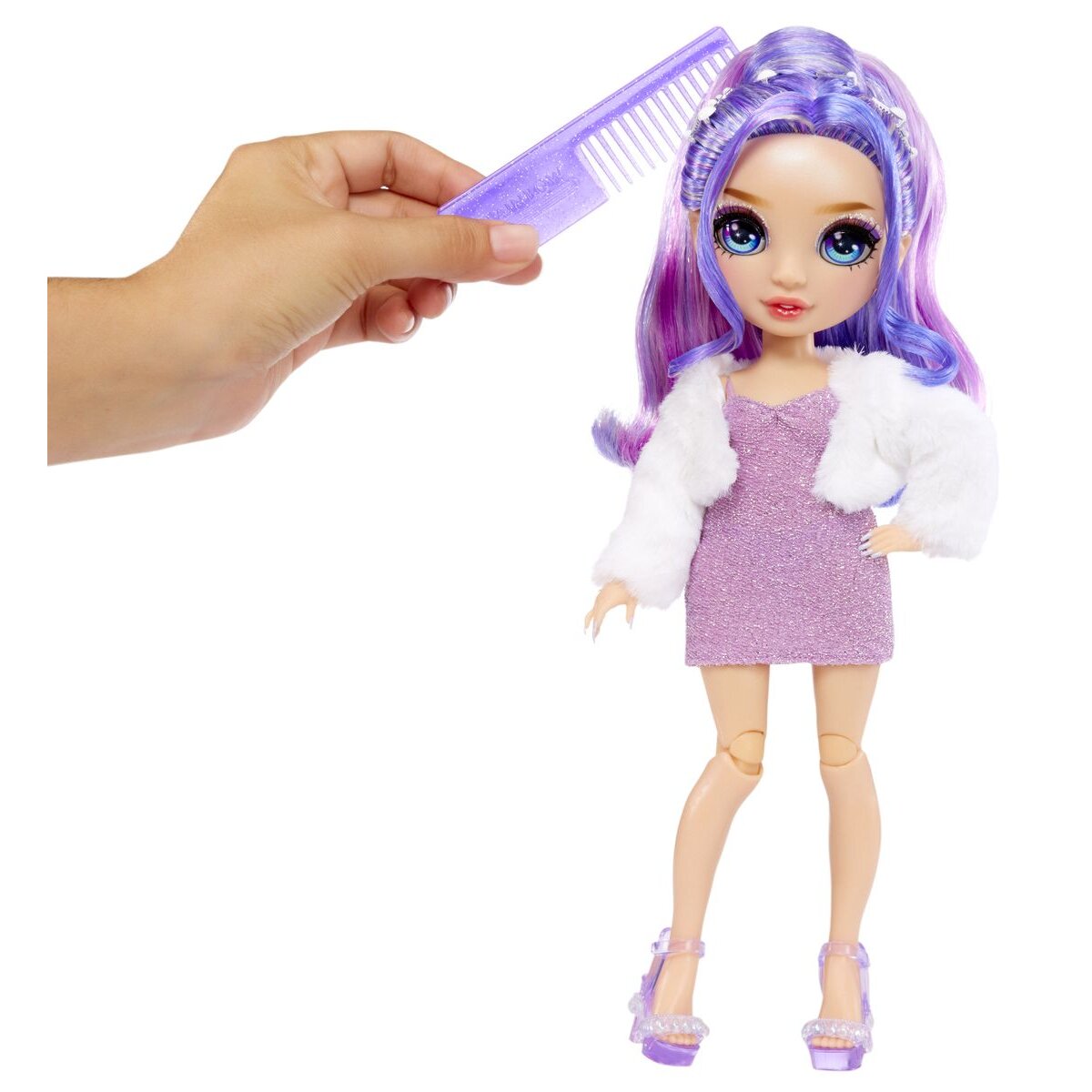 MGA Entertainment Rainbow High Fantastic Fashion Doll- Violet (purple)