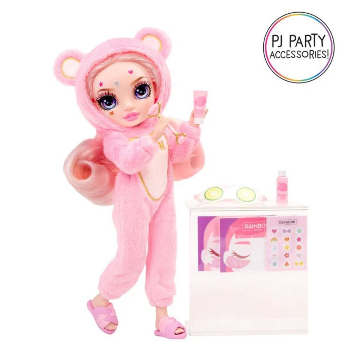 MGA Entertainment Rainbow High Junior High PJ Party Fashion Doll - Bella (Pink)