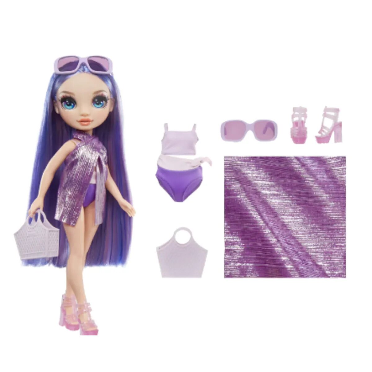 MGA Entertainment Rainbow High Swim & Style Violet