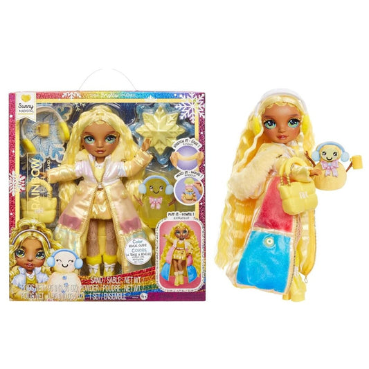 MGA Entertainment Rainbow High Winter Wonderland Doll - Sunny (gelb)