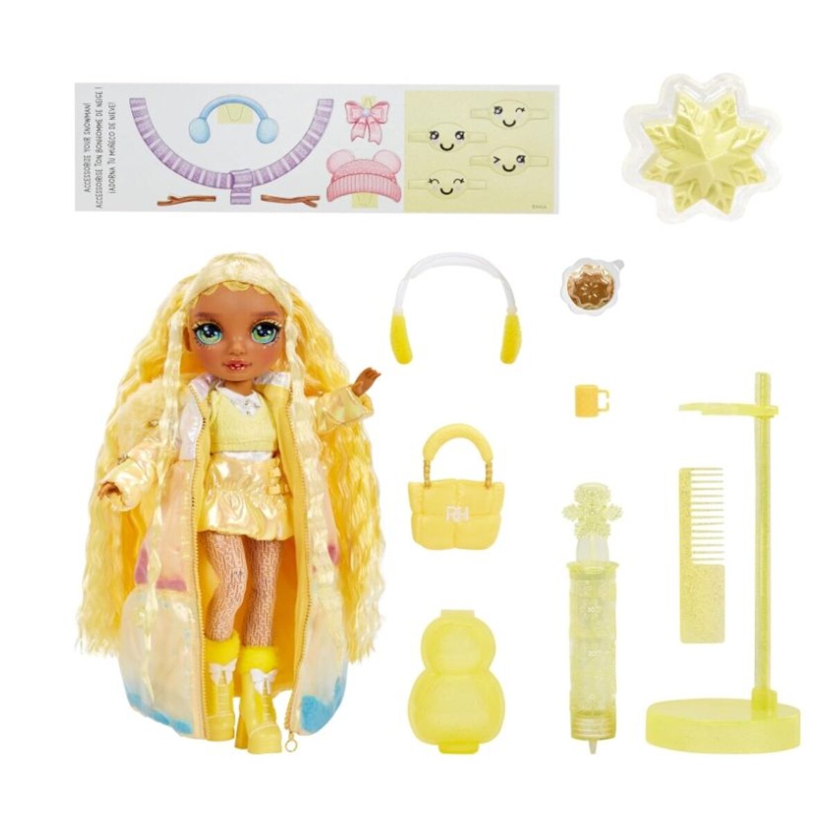 MGA Entertainment Rainbow High Winter Wonderland Doll - Sunny (gelb)