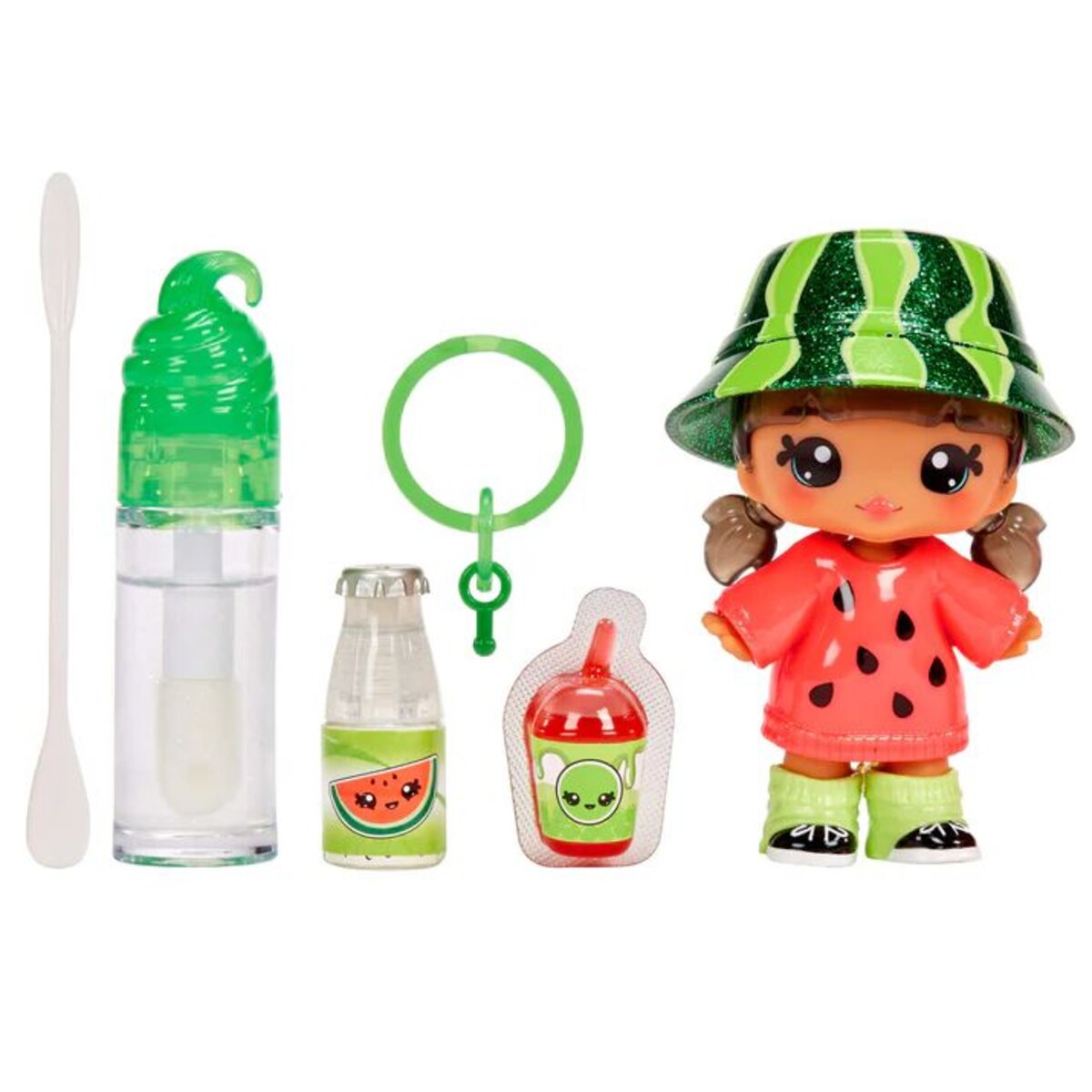 MGA Entertainment Yummiland Lipgloss Doll- Maya Watermelon