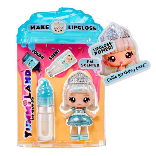 MGA Entertainment Yummiland Lipgloss Doll - Callie Birthday Cake
