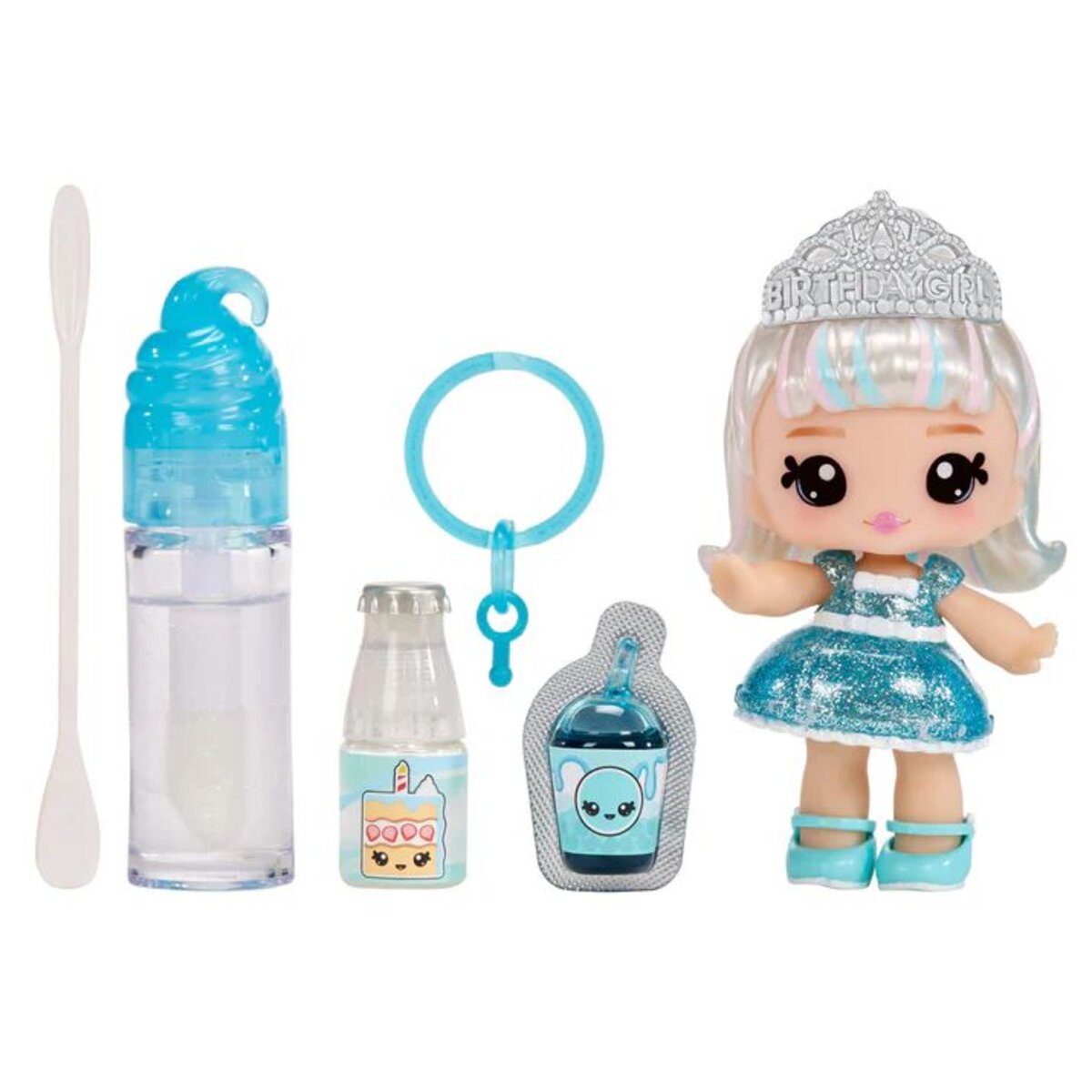 MGA Entertainment Yummiland Lipgloss Doll - Callie Birthday Cake