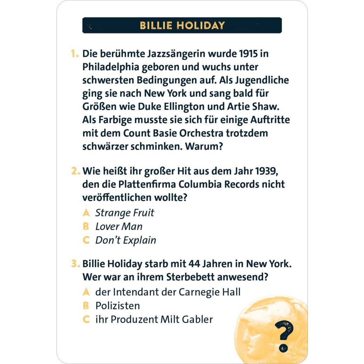 moses. Classic Quiz Große Persönlichkeiten