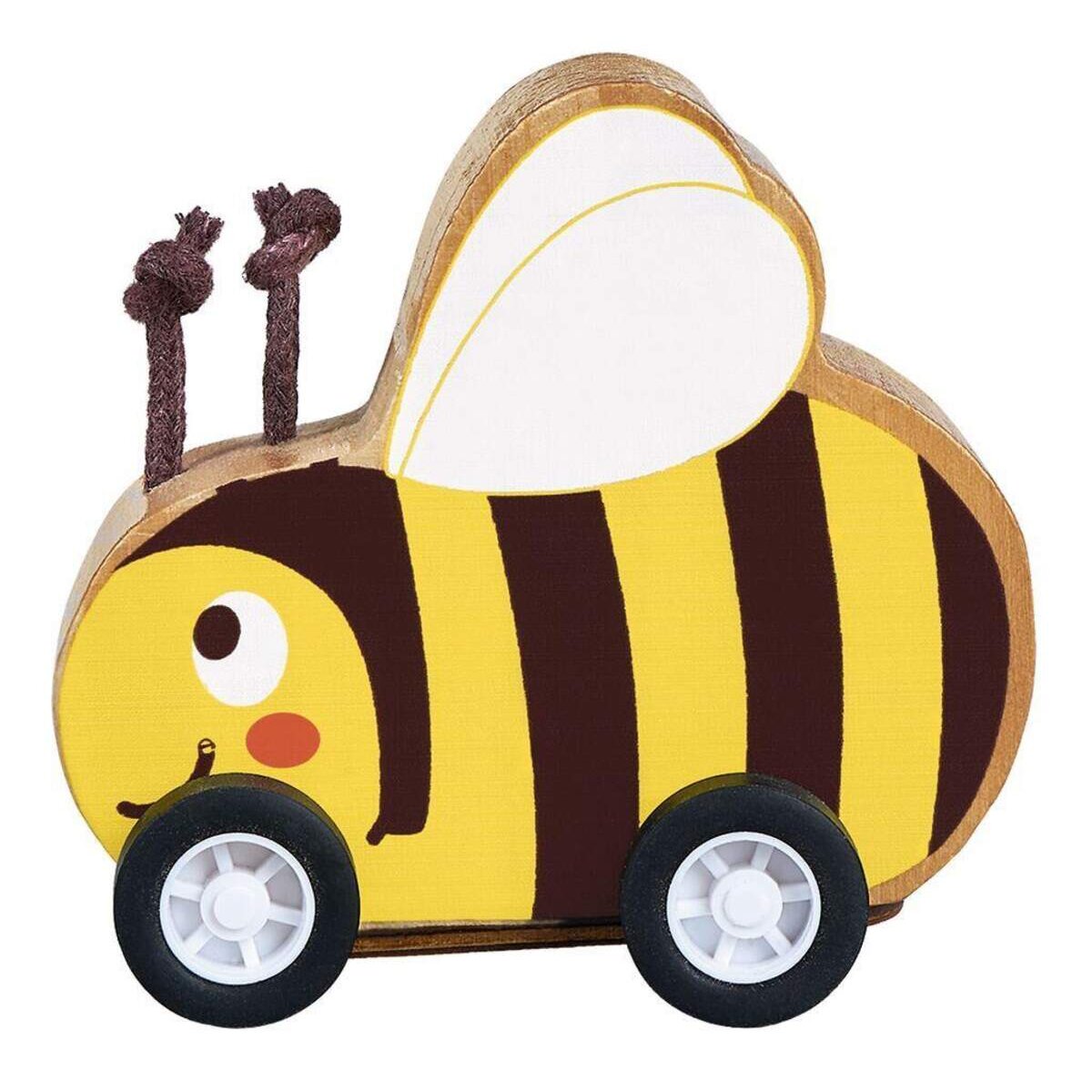 moses. Flinke Rückziehtiere aus Holz, sortiert