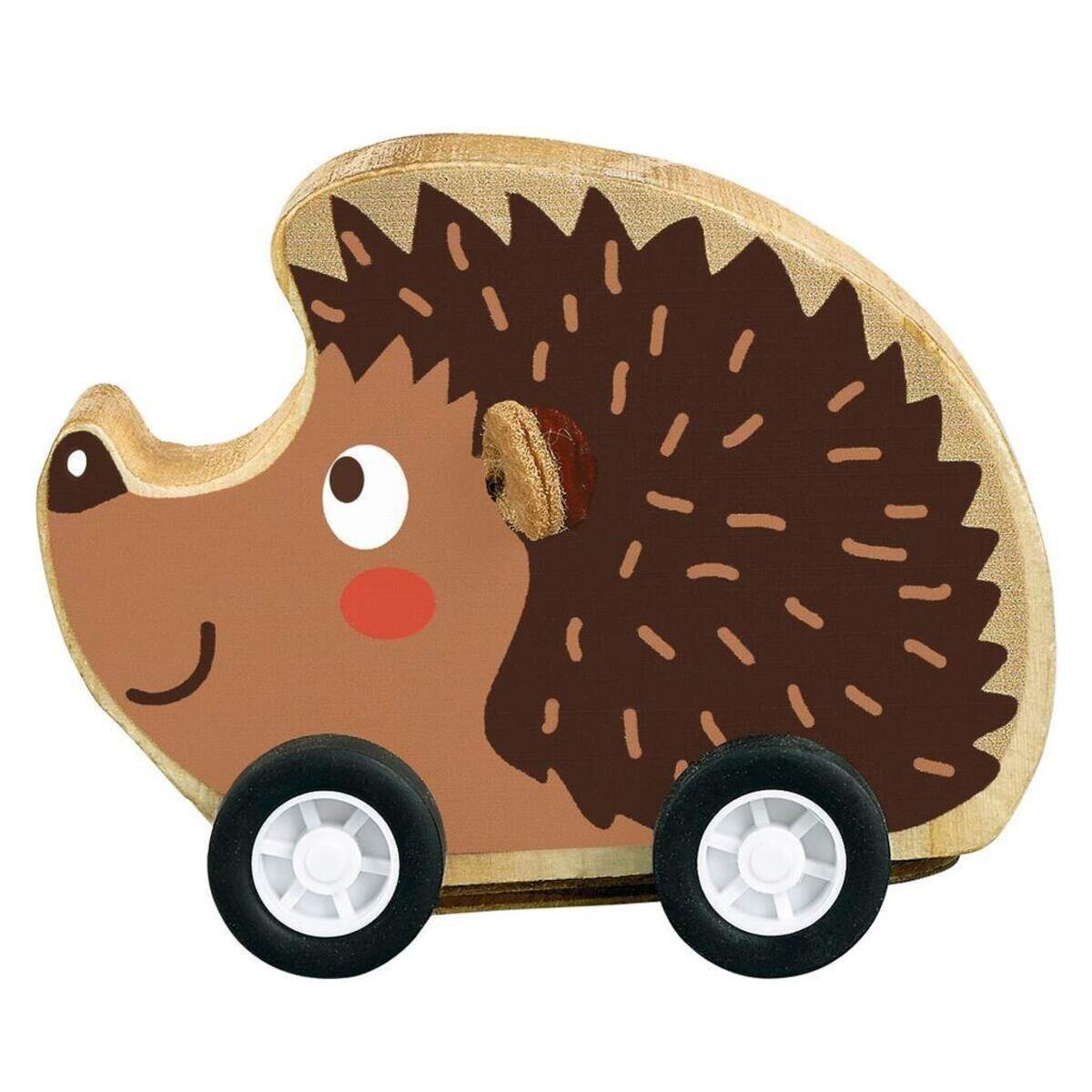 moses. Flinke Rückziehtiere aus Holz, sortiert