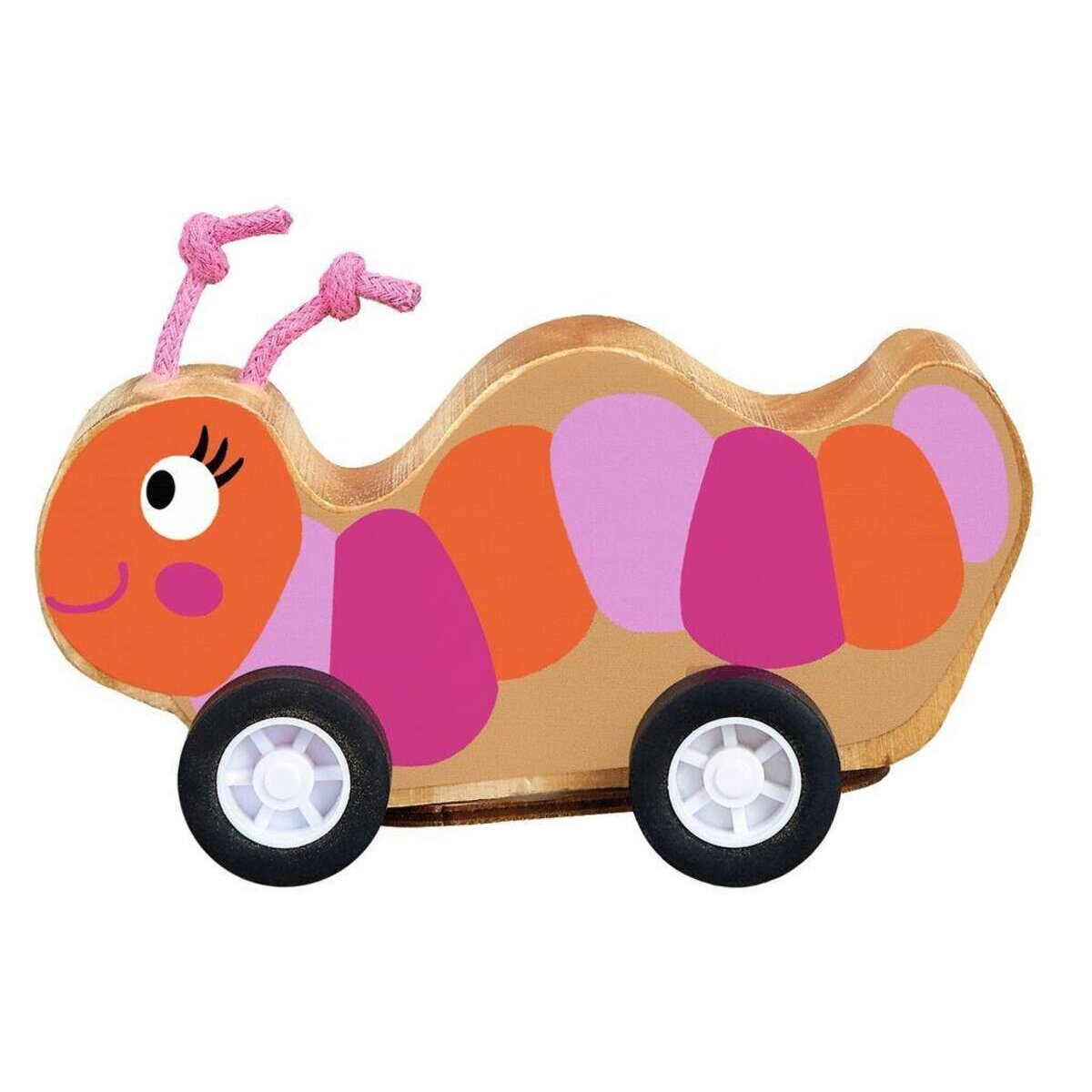 moses. Flinke Rückziehtiere aus Holz, sortiert