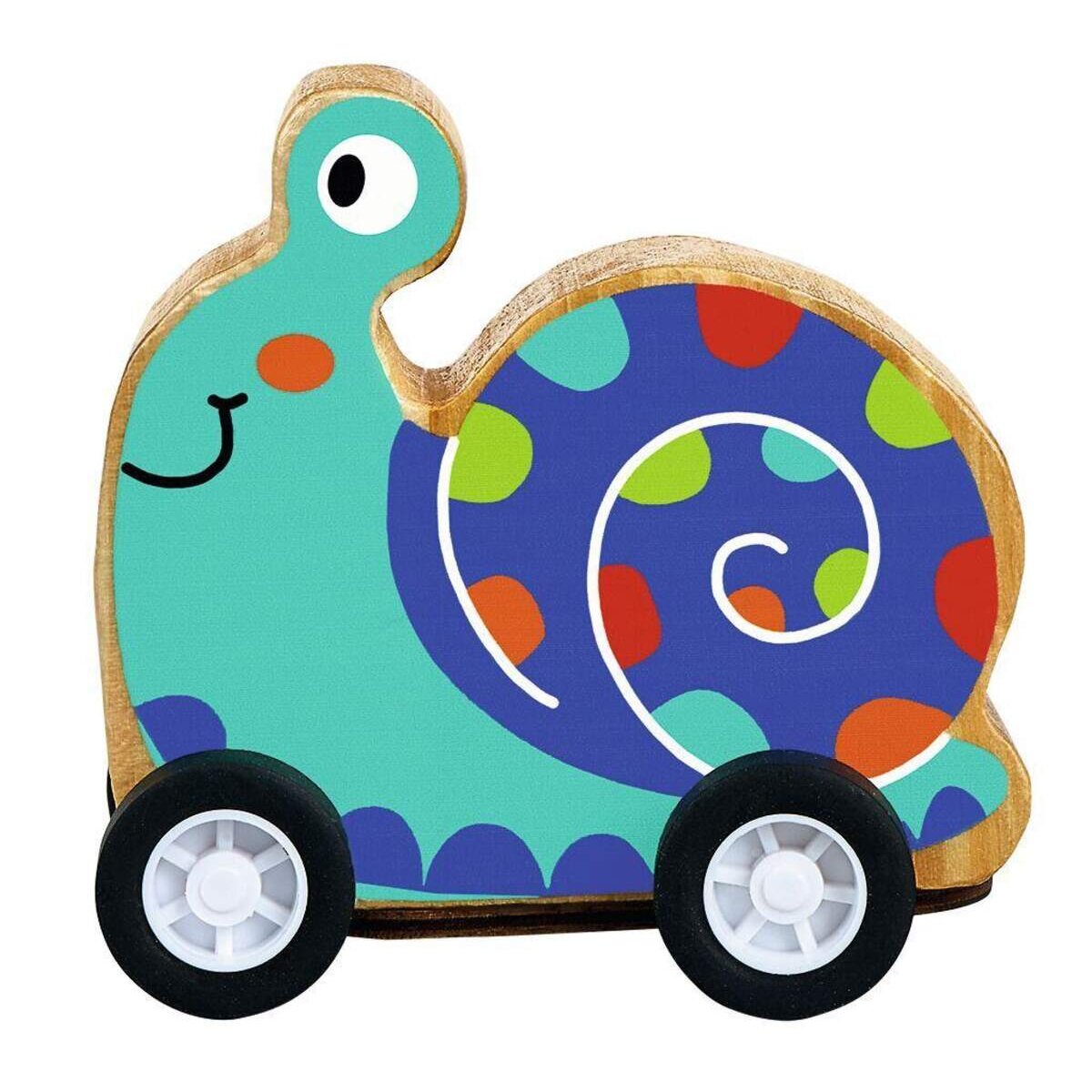 moses. Flinke Rückziehtiere aus Holz, sortiert