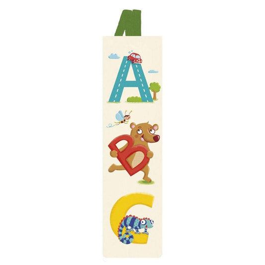 moses. Lesezeichen mit Band Alphabet