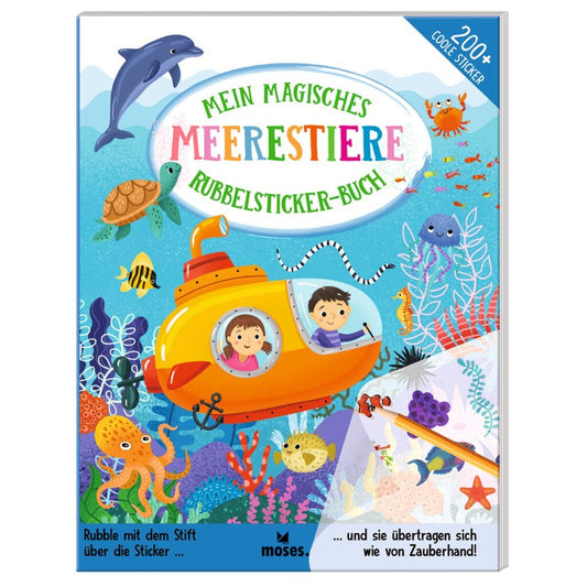 moses. Mein magisches Rubbelsticker-Buch Meerestiere