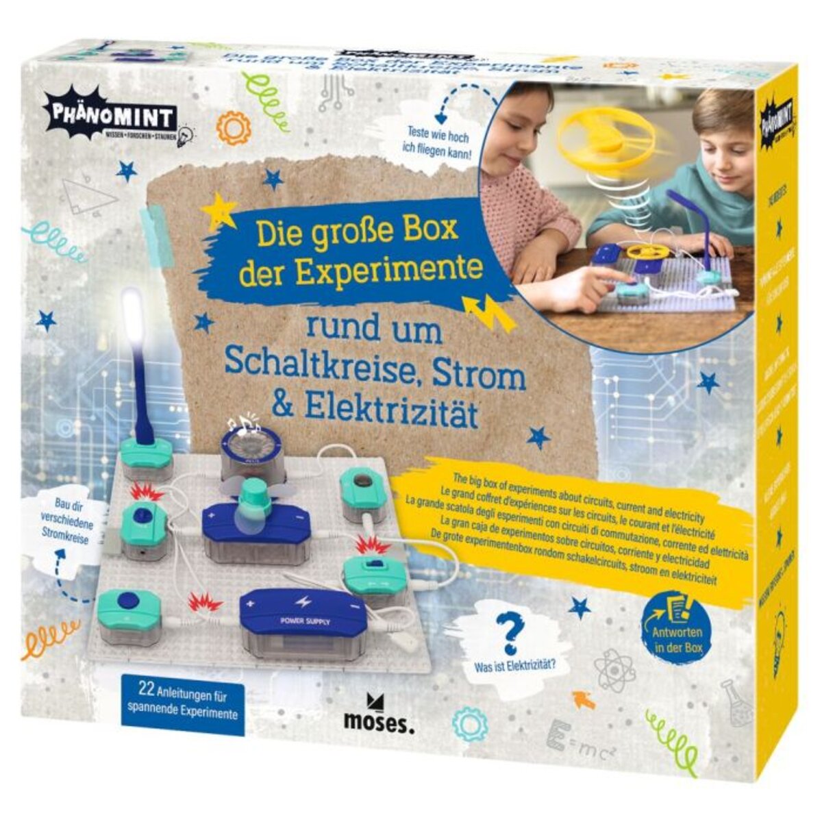 moses. PhänoMINT Die große Box der Experimente rund um Schaltkreise, Strom und Elektrizität