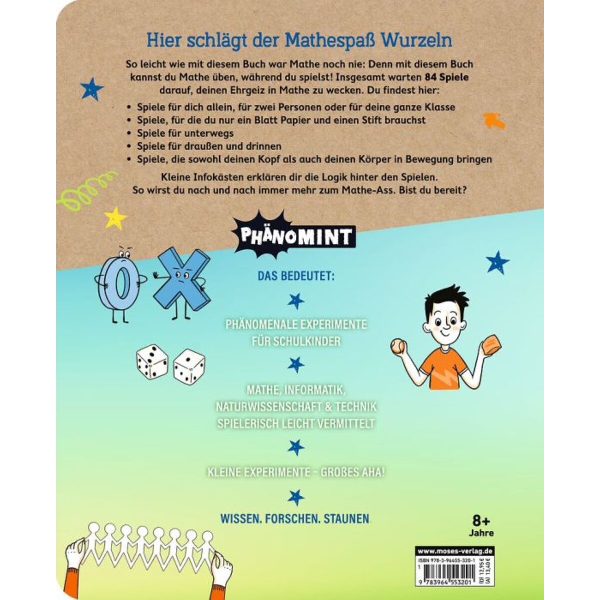 moses. PhänoMINT Mathespaß - 84 geniale Spiele rund um Zahlen & Formen