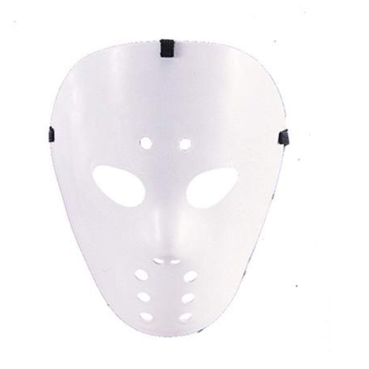 Mottoland Kostüm Hockey Maske weiß weiß Größe STD