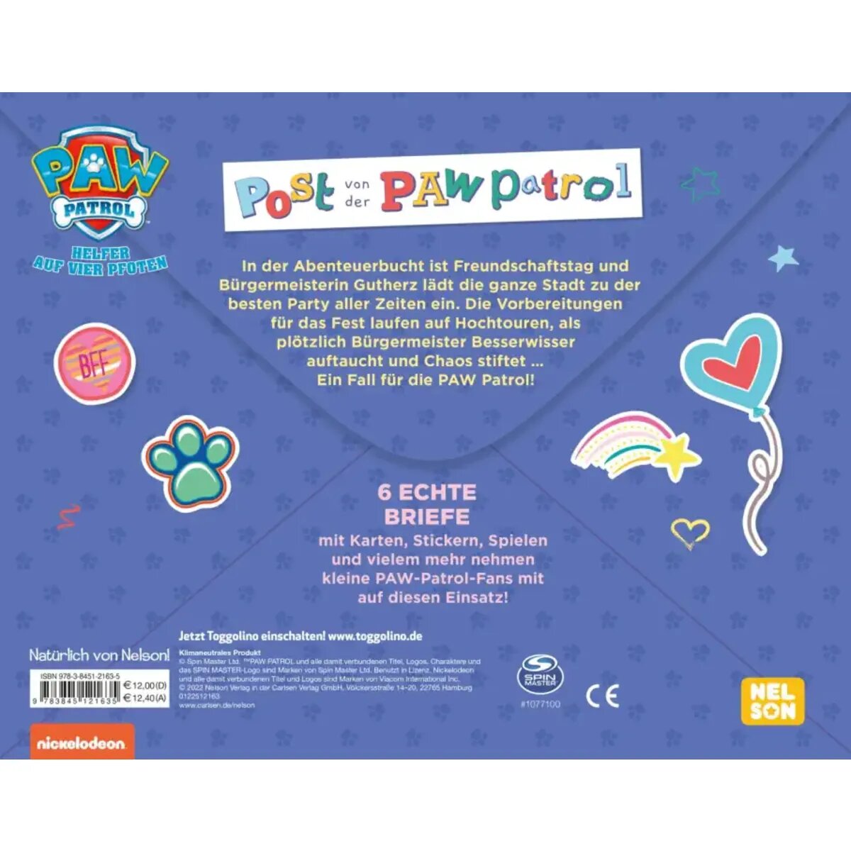 Nelson PAW Patrol Mitmachbuch: Post von der PAW Patrol