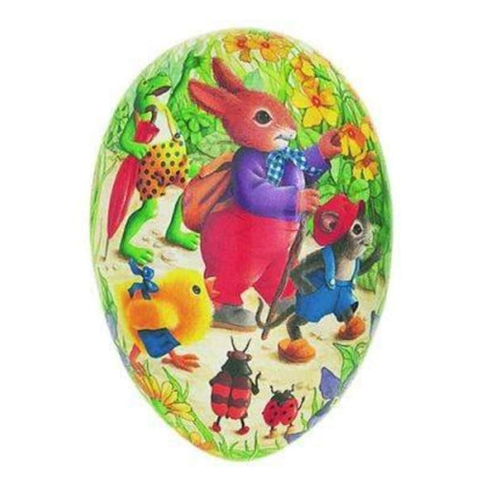 Nestler Papier Papp-Ostereier verschiedene Motive sortiert 10 x 10 x 15 cm