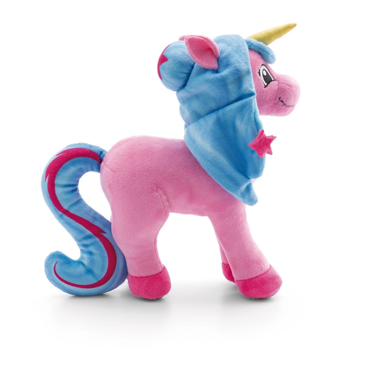 NICI Kuscheltier Lissy PONY Einhorn Roxy 22cm stehend pink-türkis