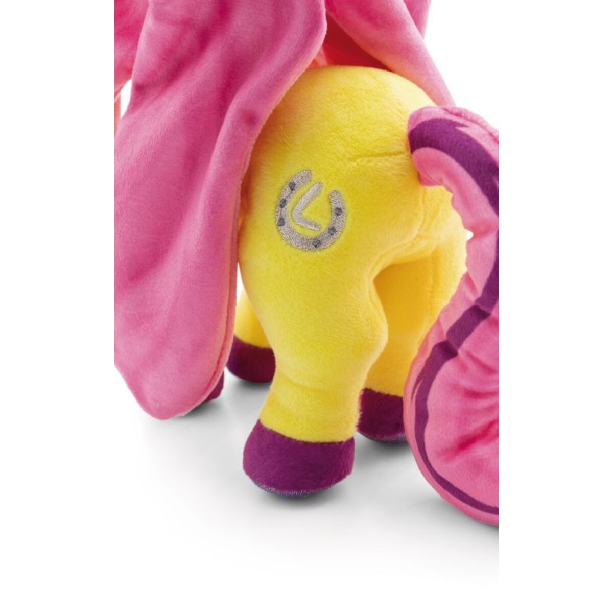 NICI Kuscheltier Lissy PONY Einhorn Dilara 17cm stehend gelb-pink