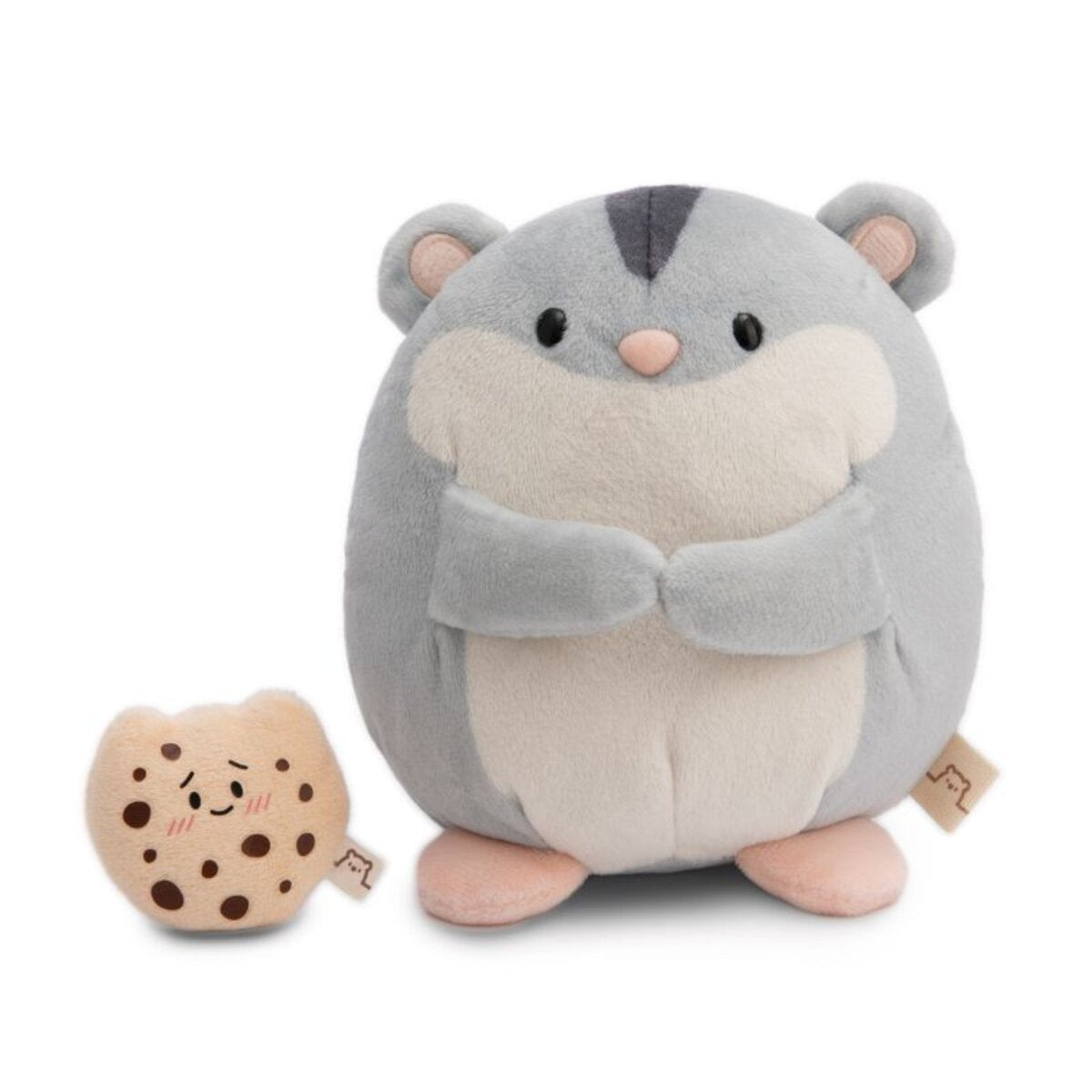NICI Kuscheltier mymochi Hamster Shai 16cm mit Keks in Geschenkbox