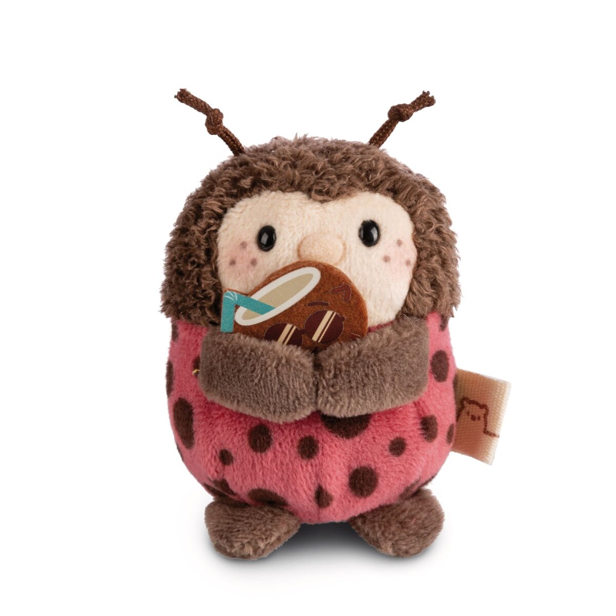 NICI Kuscheltier Set Marienkäfer Dozz mit Kokosnuss u. Ananaskostüm