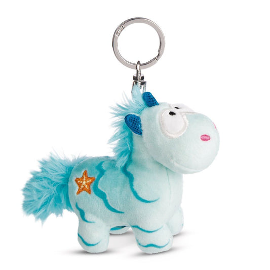 NICI Schlüsselanhänger Einhorn Aquario 10cm GREEN