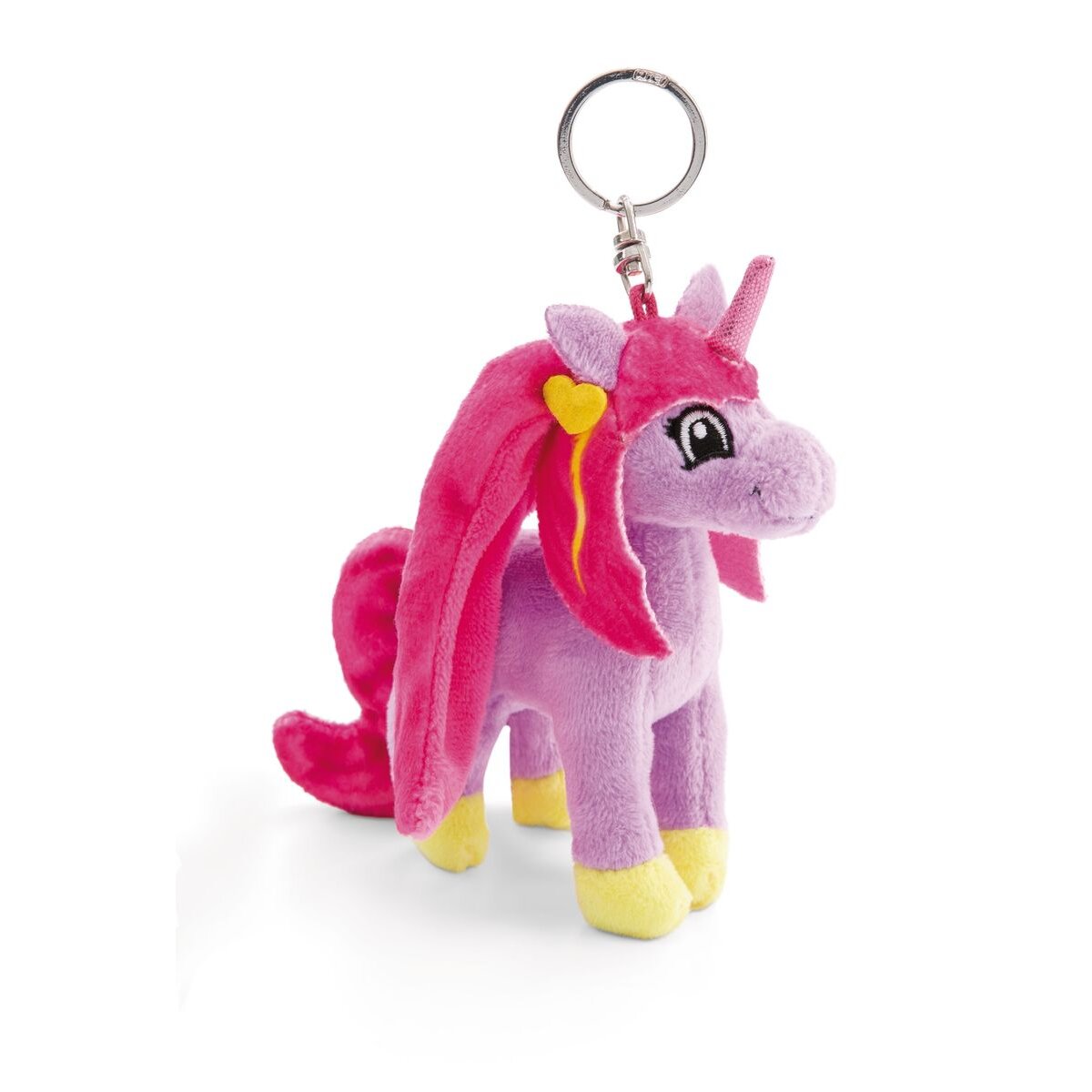 NICI Schlüsselanhänger Lissy PONY Einhorn Mandy 10cm lila-pink