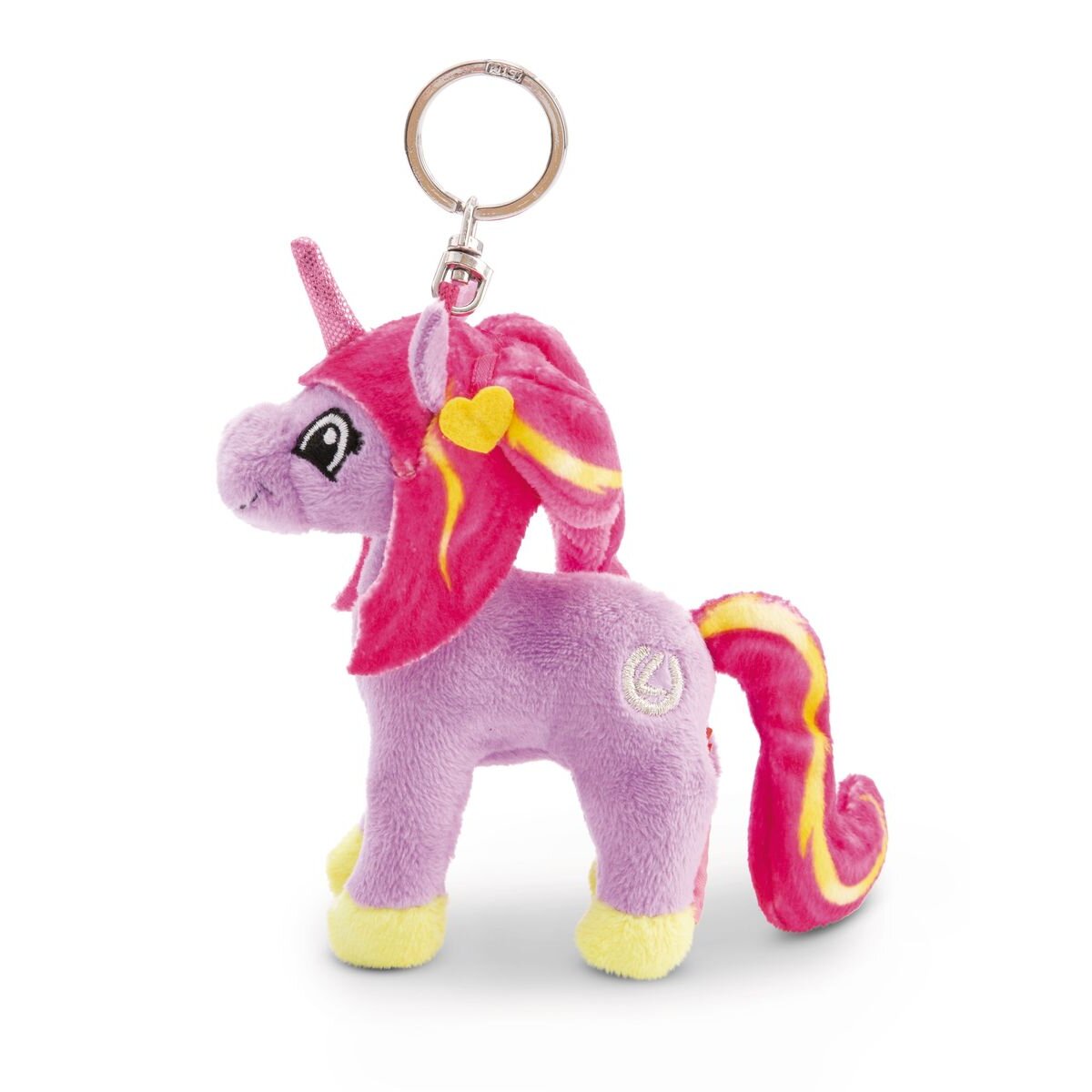 NICI Schlüsselanhänger Lissy PONY Einhorn Mandy 10cm lila-pink