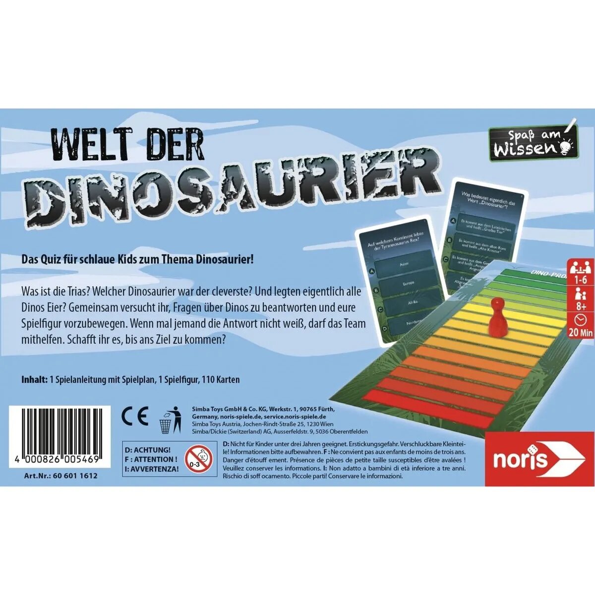 Noris Spiele Welt der Dinosaurier