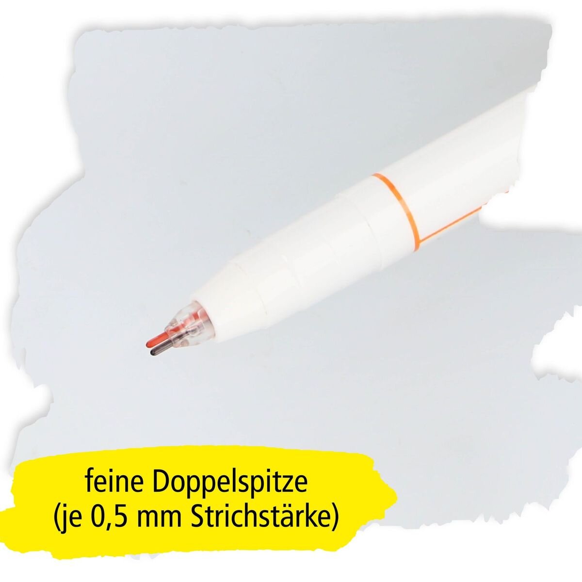 ONLINE 2 Lines Pen-Set, 6 Stifte, Handlettering-Stifte mit Doppellinien