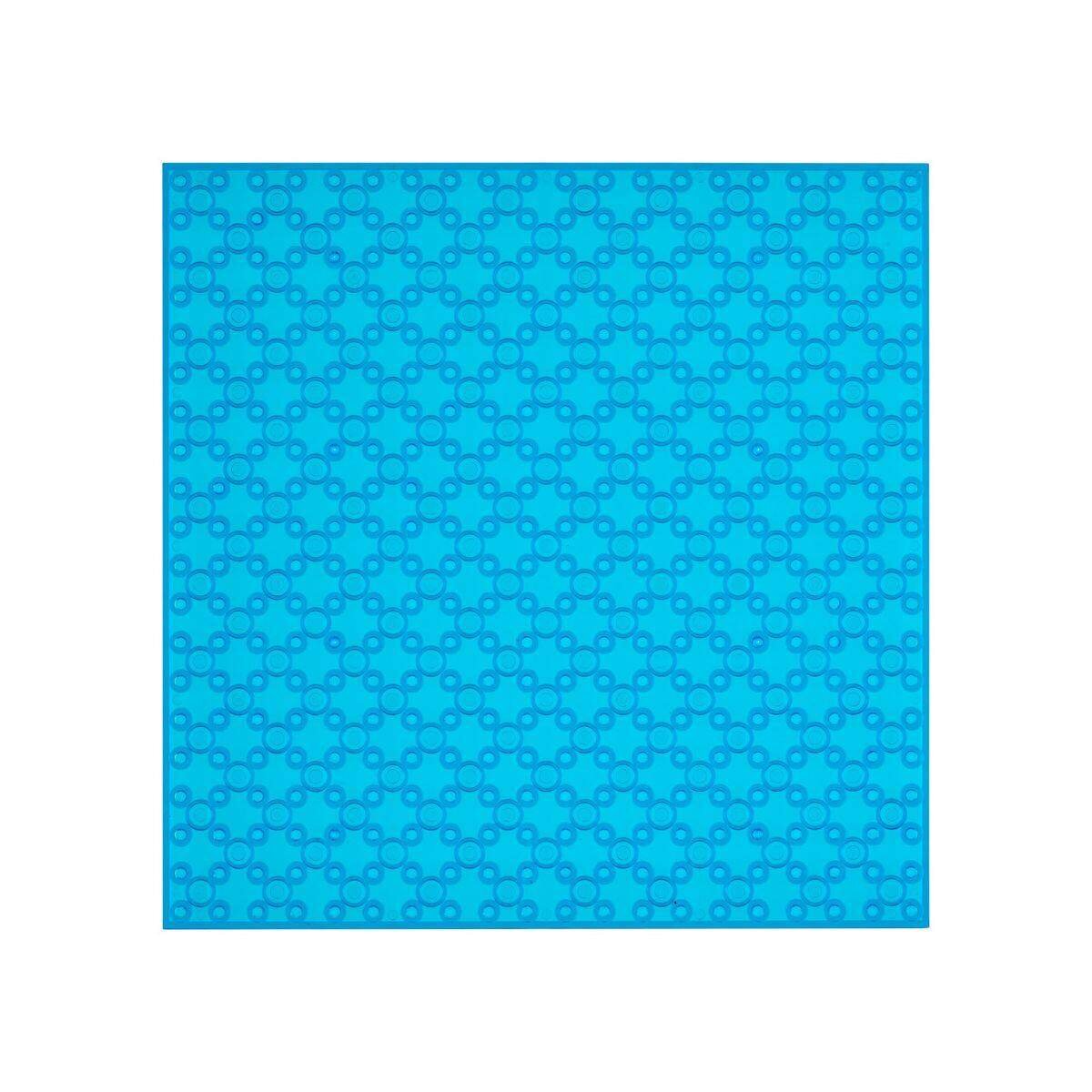 Open Bricks Baseplate 20x20 transparent blue 4
