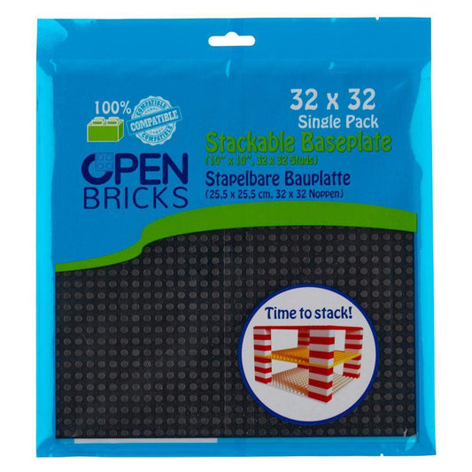 Open Bricks Baseplate 32x32 black 1
