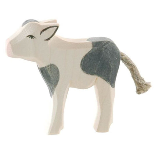 Ostheimer Kalb schwarz stehend