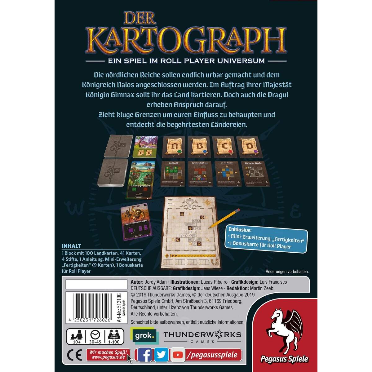 Pegasus Spiele Der Kartograph