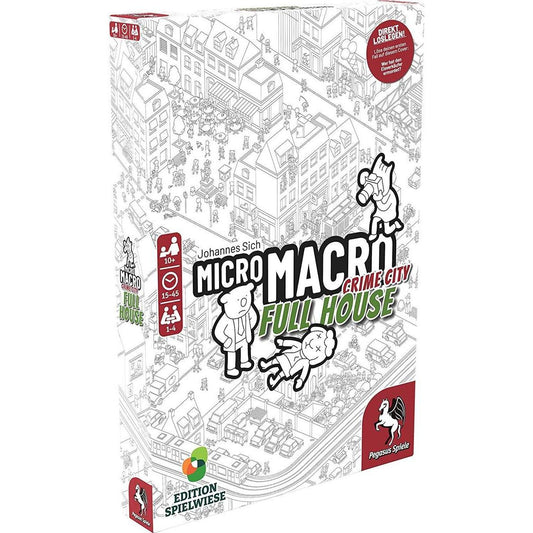Pegasus Spiele MicroMacro: Crime City 2 – Full House (Edition Spielwiese)