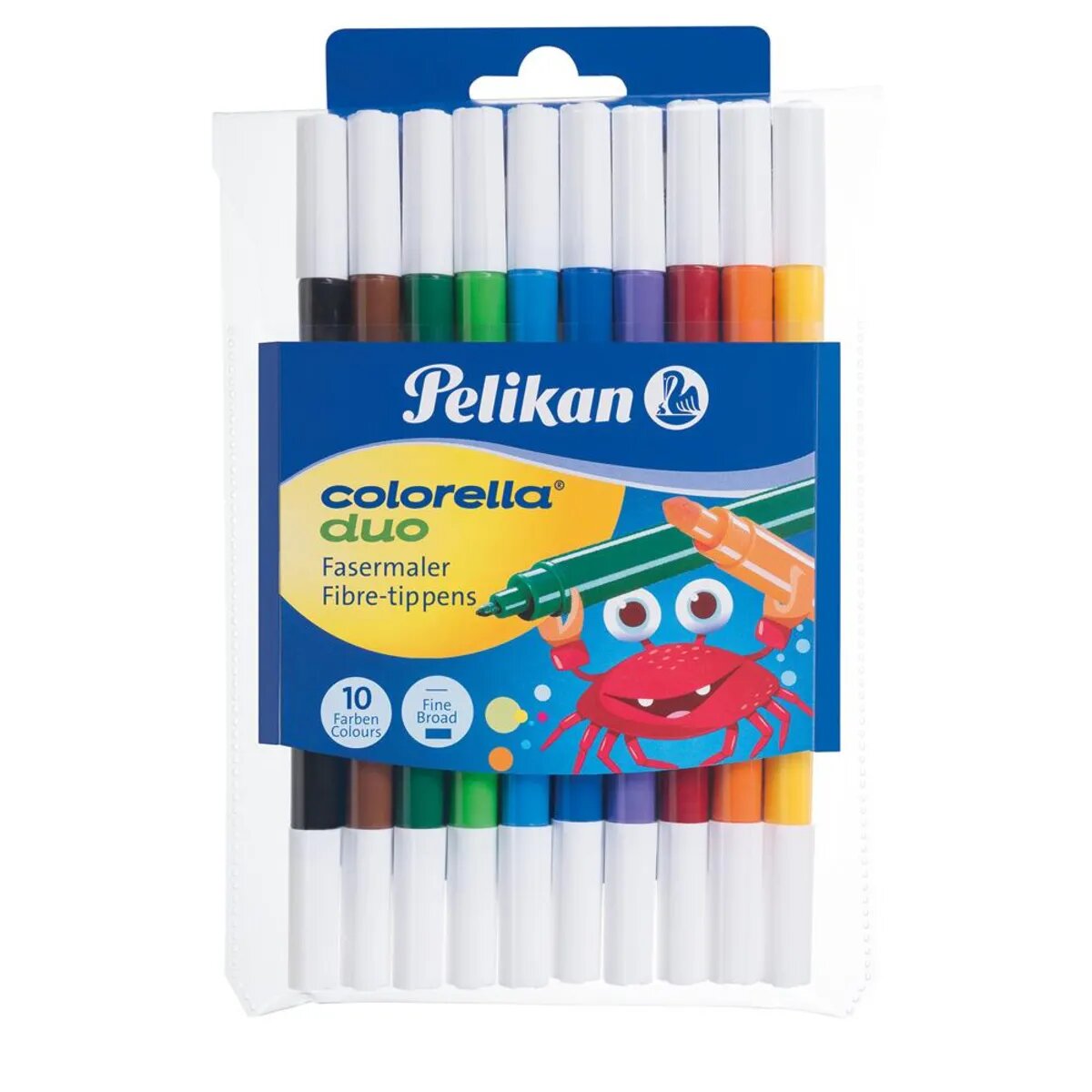 Pelikan Fasermaler Colorella Duo, 10er Etui