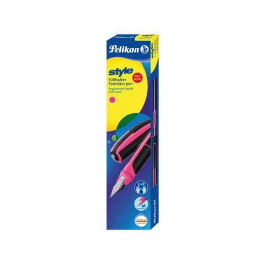 Pelikan Füllhalter Style Schwarz/neon pink M