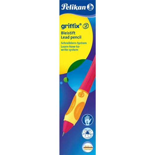 Pelikan griffix® 2 Bleistift, cherry rot,links, Faltschachtel