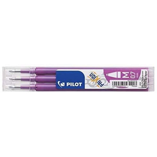 Pilot Ersatzminen für Tintenroller Frixion Ball, Lila, 0,7 mm