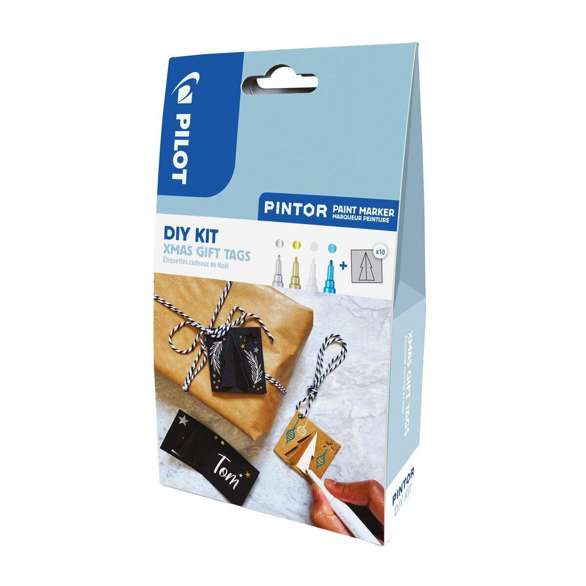 Pilot Kreativmarker PINTOR 2.9 (F) DIY-Set Xmas Geschenkanhänger