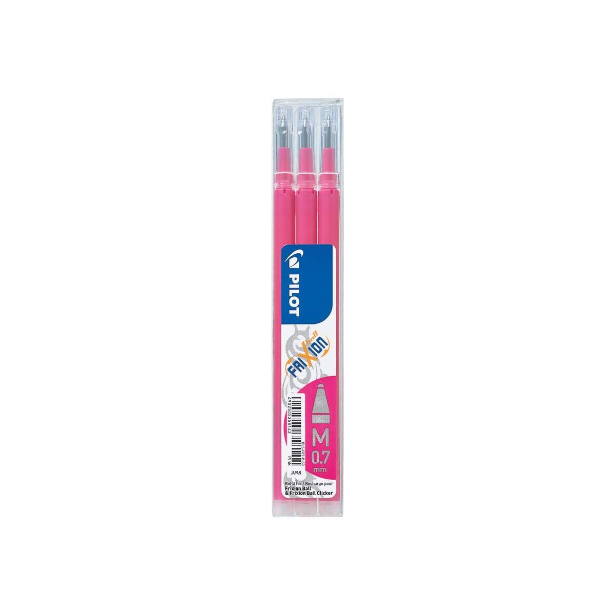 Pilot Tintenroller Set FriXion Ball Ersatzmine pink 3 Stück