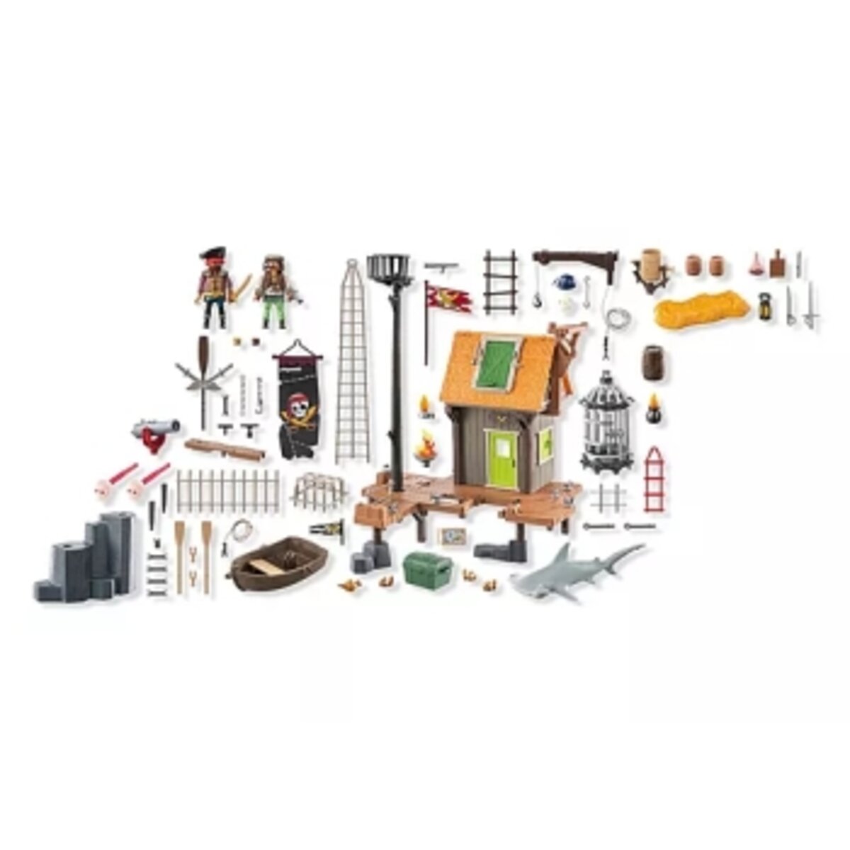 PLAYMOBIL® 71792 Pirates - Piratenhafen mit Seeräuber-Gefängnis