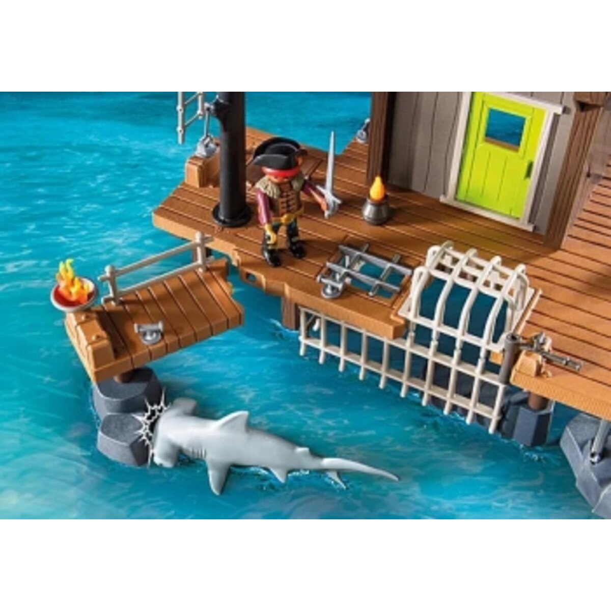 PLAYMOBIL® 71792 Pirates - Piratenhafen mit Seeräuber-Gefängnis