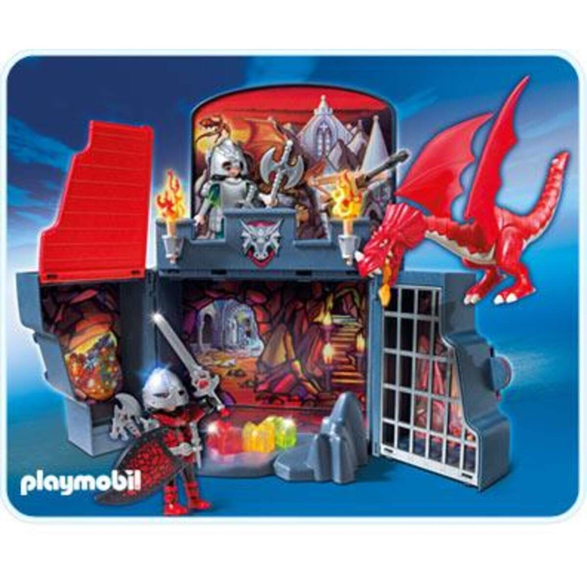 PLAYMOBIL® 5420 Aufklapp-Spiel-Box Drachenverlies